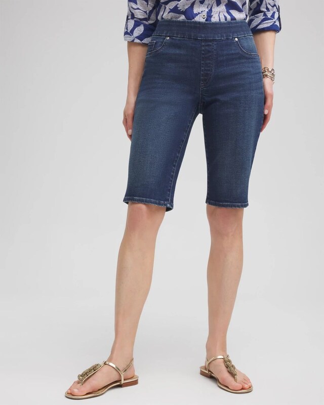 11 Pull-on Denim Shorts